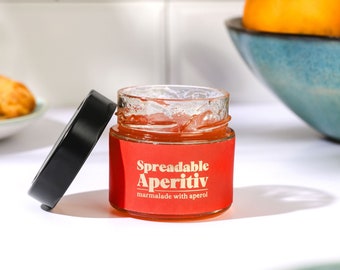 Aperol Jam I Aperol Spritz Jam I Idée cadeau I Cadeau pour petite amie I Cadeau pour maman I Cadeaux Aperol I Cadeau drôle