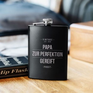 Personalizable hip flask I Flaschmann I Gifts for men I Gift for dad I Father's day gift I Whisky I Christmas gifts