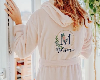 Personaliseerbare badjas met naam | Moederdagcadeau | Badjas | Gepersonaliseerde geschenken | Cadeau voor vrouwen | mama