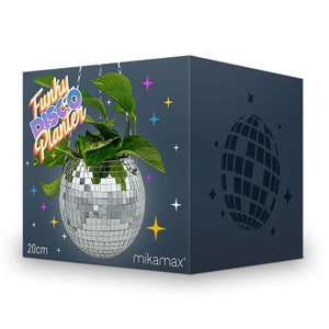 Discobal bloempot Discobal Bloempot Hangende bloempot Cadeaus voor vriendin Spiegel bloempot Cadeaus voor thuis afbeelding 3