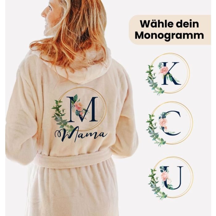 Personalizable bathrobe with name | Christmas gift | Bathrobe | Personalized gifts | Gift for women | Mother's Day