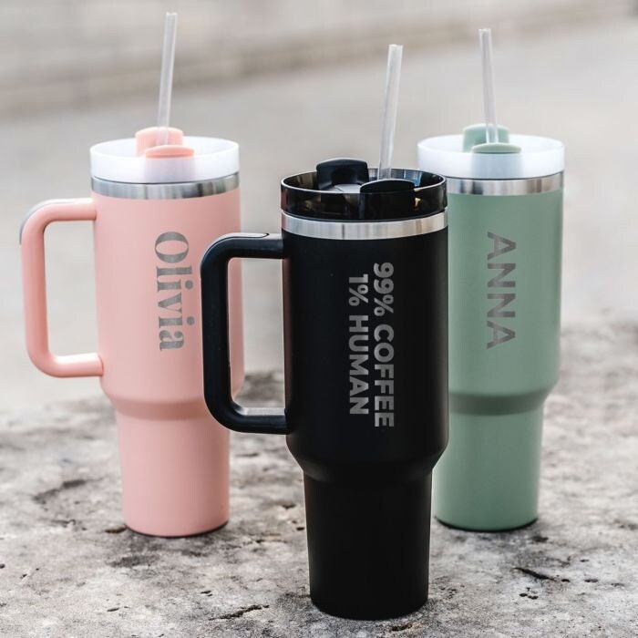 Ersatz-Trinkhalme Für Stanley Becher (850 Ml) – 6 Stück, Tritan, BPA-frei, Spülmaschinenfest