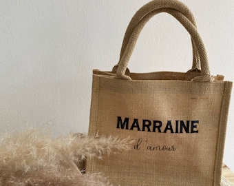 Sac toile de jute personnalisé