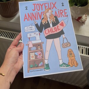 Illustration Personnalisé format A4