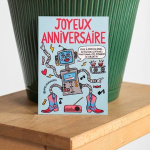 Carte d’amour -  "Joyeux Anniversaire "