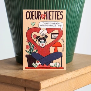 Carte "Cœur en Miettes" – Amour