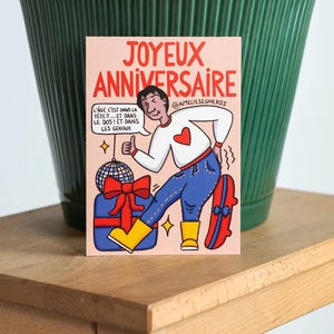 Carte d’amour -  "Joyeux Anniversaire " - Garçon