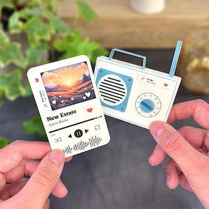 Jahrestag Geschenk für ihn Hochzeitstag Geschenk Partner personalisiert, Romantisches Geschenk für sie Geburtstag Freund Musik Liebeslieder