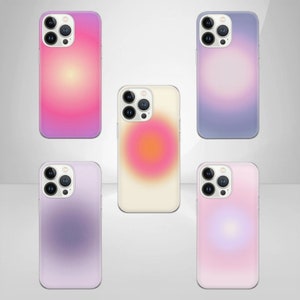 Aura Phone Case Aesthetic Aura Cover for iPhone 14 15 13 12 Pro 11 XR 8 7, Samsung S23 S22 A73 A53 A13 A14 15 S21 Fe S20, Pixel 7 6A