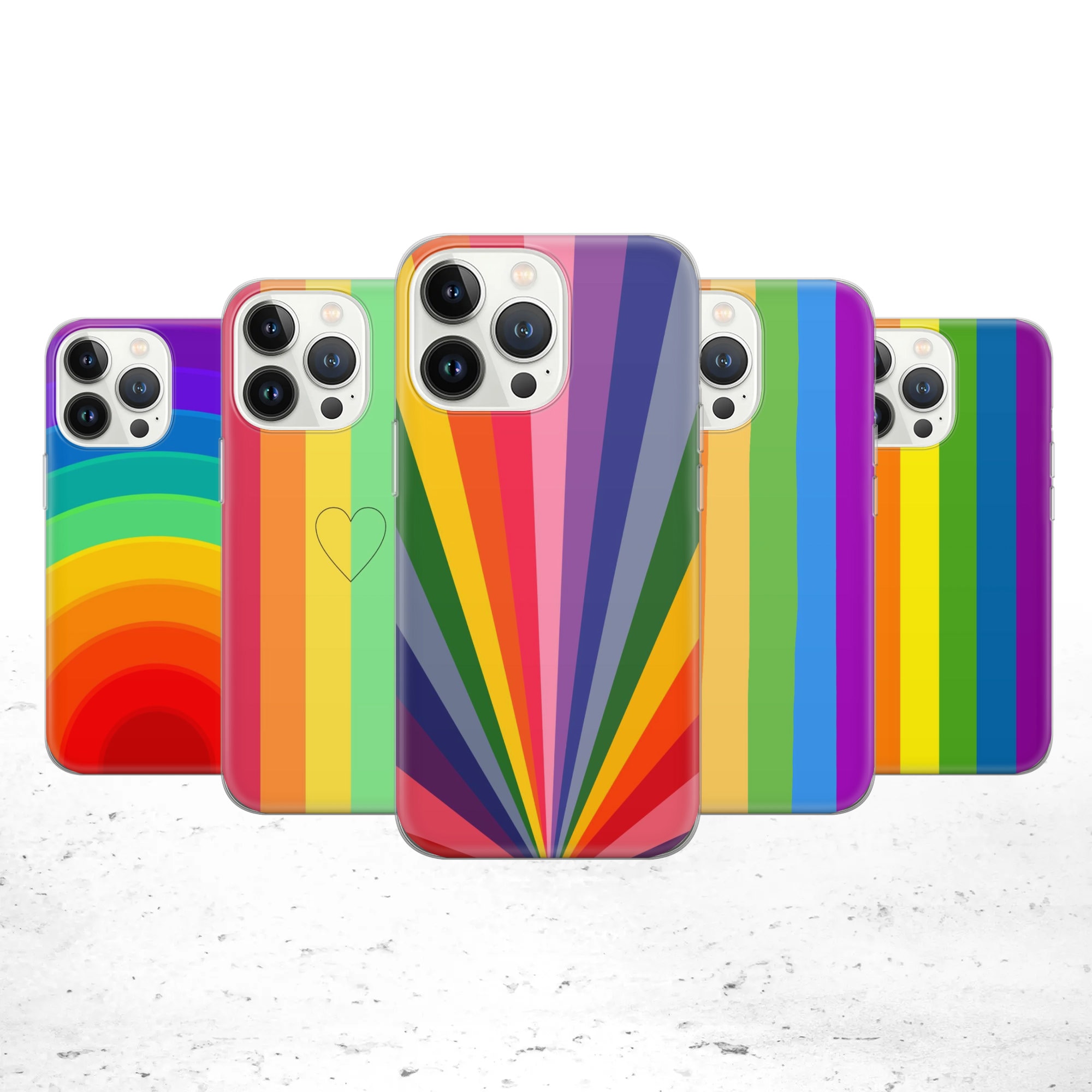 Gay Lesbian LGBT Rainbow Pride ART Cell Cell Phone Case For Samsung Galaxy Z  Flip 5 5G Flip 4 3 5G Funda Black Coque Hard PC Lux