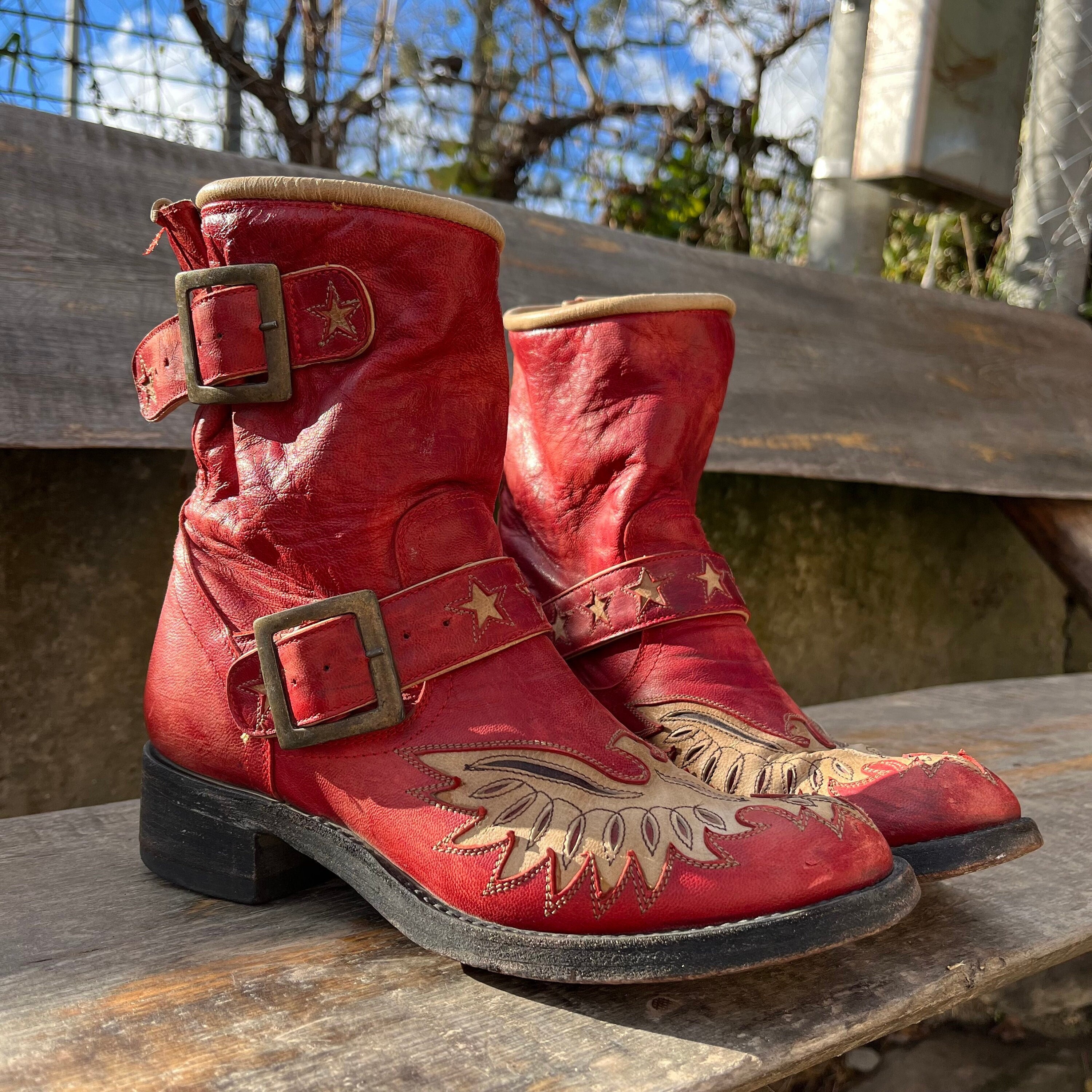 Old gringo biker boots cheap