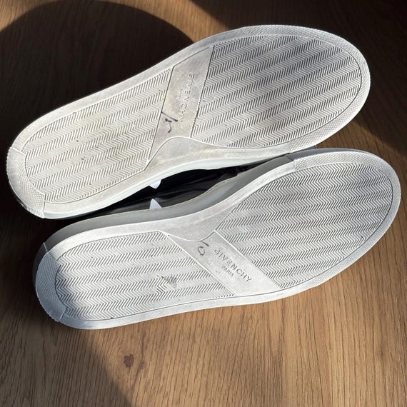 Givenchy Star Print Skate Sneakers ($860) ❤ liked on  Givenchy Silver Star-Patterned Slip-On Sneakers main image 1