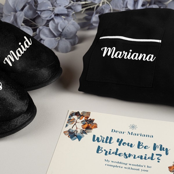 Robe and Slippers Etsy