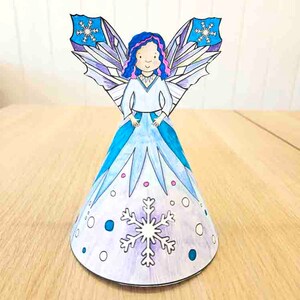 Paper Fairy Dolls: Printable Craft Activity for Kids (PDF) - Etsy