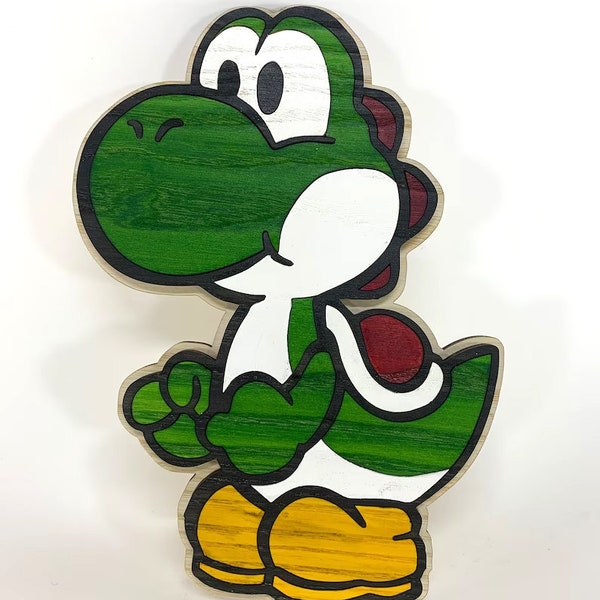 Décoration Murale Bois // Mario // Yoshi