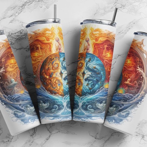 Elemental Tumbler Wrap Etsy