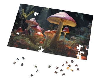 Magischer Pilzwald Puzzle (30, 110, 252, 500, 1000 Teile)
