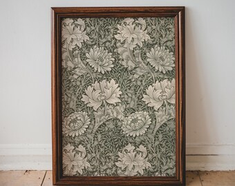 Girls Floral Wall Art Digital Download Neutral Botanical Print Cottagecore Nursery Decor Printable Artwork Vintage Floral Pattern | 10
