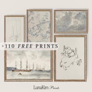 Nursery Set of 5 Gallery Prints Neutral Blue Nautical Nursery Prints Boys Room Digital PRINTABLE Download Toddler Blue Art Collection | S2