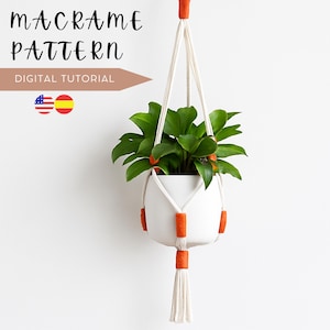 Macrame Plant Hanger PDF Pattern: Beginner DIY Guide & Video