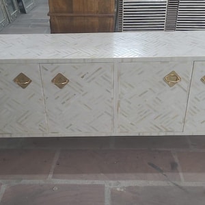 Duty tariff included, Bone Inlay Media Cabinet, Bone Inlay Console, Bone Inlay Media Console, Bone Inlay Furniture