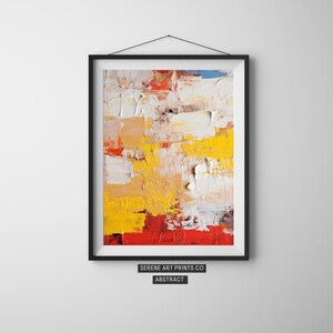 Colorful Impasto Abstract Art, Digital Download, Printable Art, Wall Art, DIY Wall Art, Contemporary Wall Art