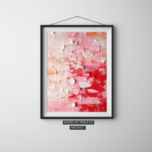 Colorful Impasto Abstract Art, Digital Download, Printable Art, Wall Art, DIY Wall Art, Contemporary Wall Art