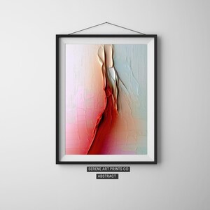 Colorful Impasto Abstract Art, Digital Download, Printable Art, Wall Art, DIY Wall Art, Contemporary Wall Art