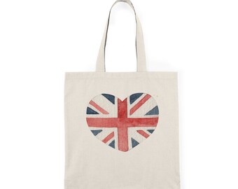 LONDEN TOTE BAG, Queen Tote Bag, Natural Tote Bag, Queen Victoria Katoenen Canvas Stof Tote Bag, Travel Tote Bag, Eco-vriendelijke tas