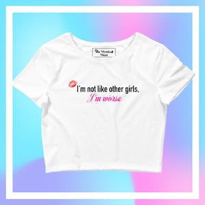 Not Like Other Girls, Funny Tshirt, Girl Shirt, Y2K Shirt, Funny Shirt for Girls, Baby Tee, Cute Shirts for Girls, Cute Crop Top