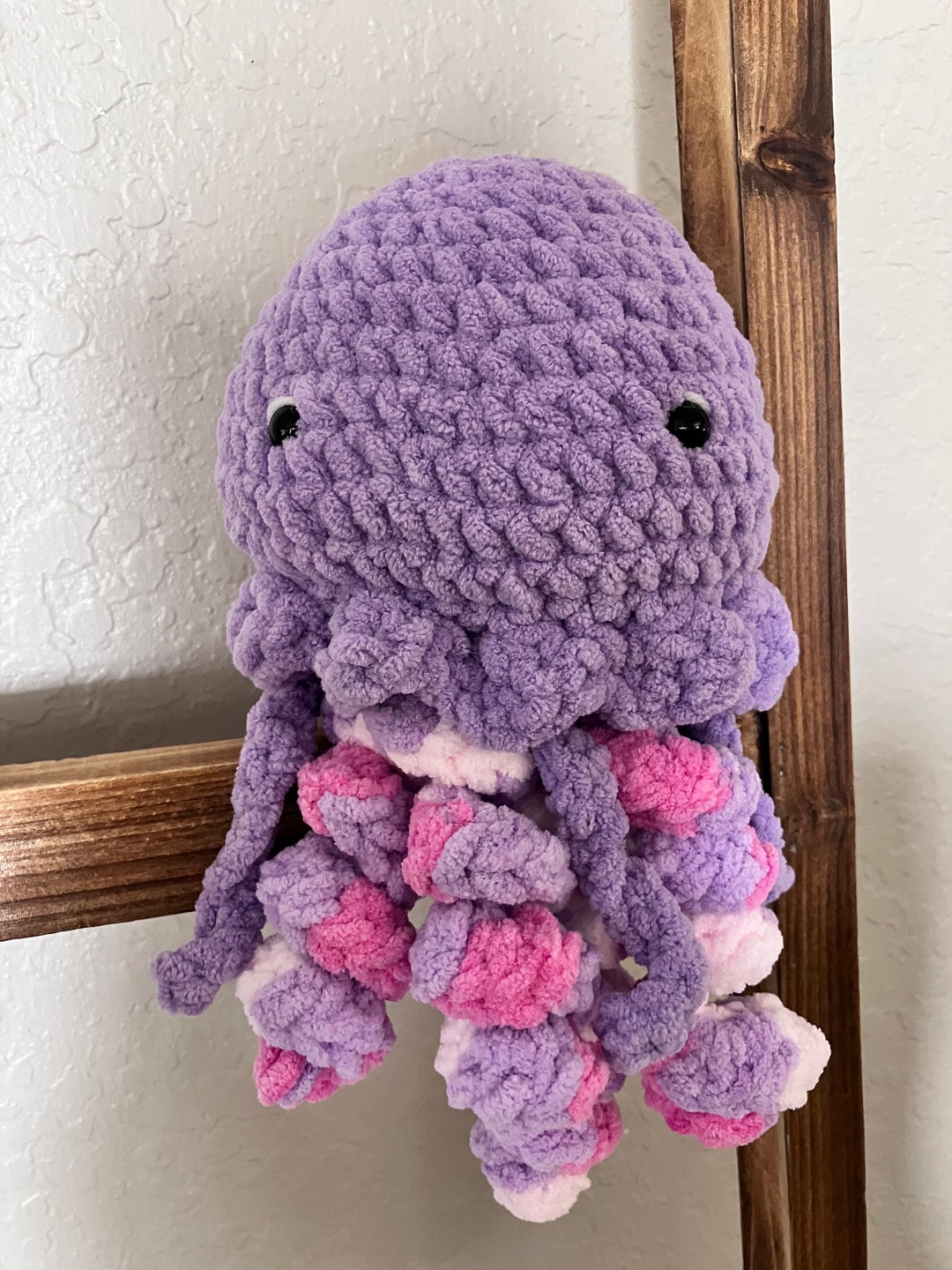 Jellyfish Plushie -large Jellyfish -marine Life Novelty - Under the Sea ...