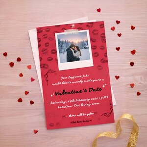 Valentine’s Date Card- Valentine’s Day Gift
