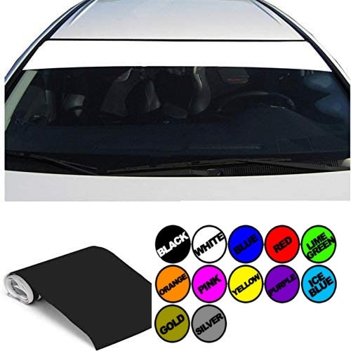 Custom Sunstrip Car Sun Screen Vinyl Decal Universal Fit Choose Text