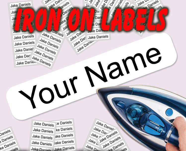 Labels to Sew Into Clothing for Kids, Uniforms, Nursing Home