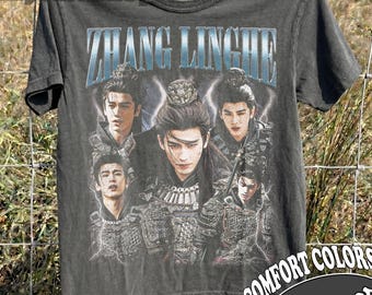 Zhang Linghe Vintage Comfort Colors T-Shirt, C-Drama Fan Graphic Tee