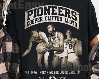 Retro 90's Pioneers Cooper Clifton Lloyd Shirt, Historic Basketball Legends Tee, Game Day Shirt