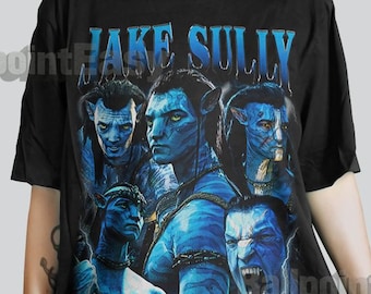 Camiseta retro de la película Avatar: camiseta pirata de Jake Sully de los 90