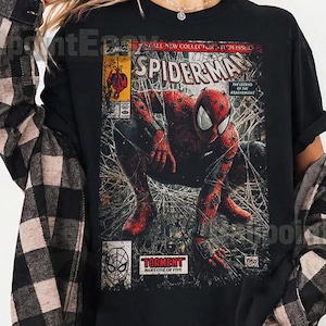 Retro 90's Spider-Man Comic T-Shirt, Brand New Day Graphic Tee image 1