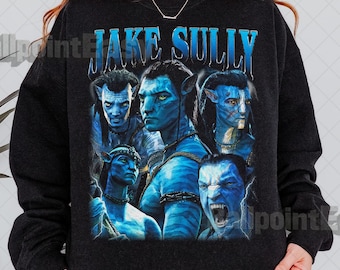 Retro Jake Sully Sweatshirt, 90's Avatar Movie Fan Tee