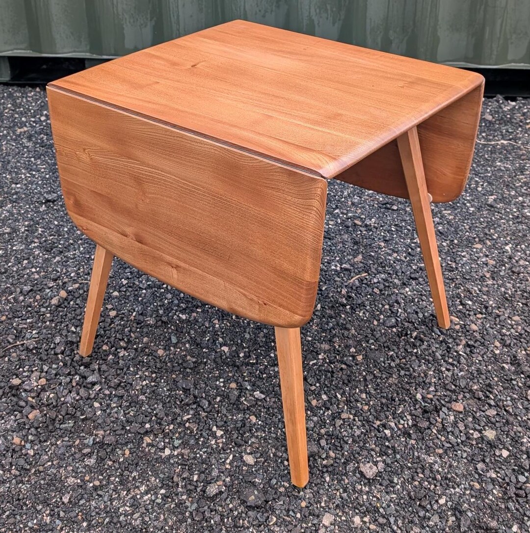 Ercol Rectangular Drop Leaf Dining Table - Etsy