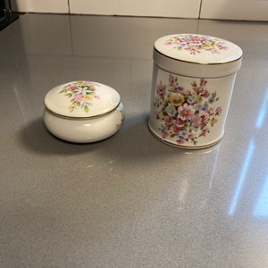 Wild flower trinket boxes set for one price