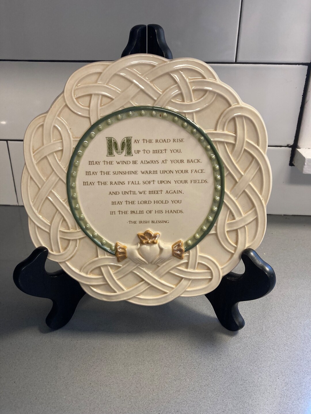 May the Road Rise Upgrasslands Road Wall Plaque Irish Blessing Etsy