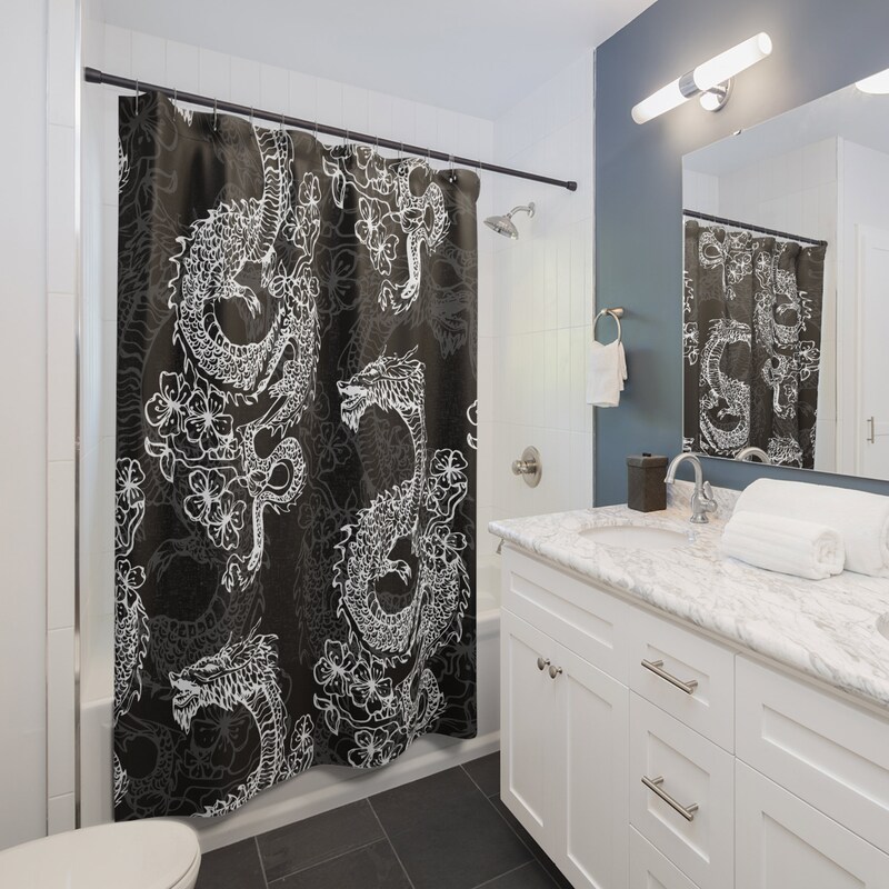 Japan Shower Curtain - Etsy