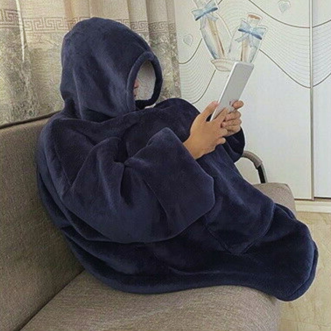 Blanket Sweatshirt Hoodie Ultra Plush Blanket Hoodie Soft & Etsy