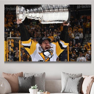 Sidney Crosby Ready to Hang Wall Art Canvas Sidney Crosby Fan Gift Hockey Wall Art Hockey Fan Gift Sidney Crosby Poster Hockey Fan Present