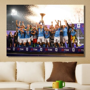Napoli POSTER,Serie A 2022-2023 Champion Wall Art,Serie A Wall Art,Napoli Canvas ,Gift for Men,Football Poster,Napoli Art,Ready to Hang ART