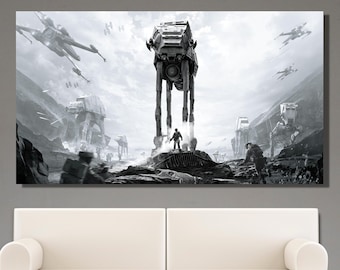 Starwars Poster,Movies Poster,Epic Star Wars Poster Print,Full Character Set Movie Film Art Canvas Wall Art, Man Cave Wall Art,Gift for Kids