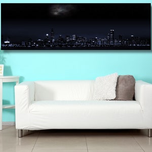 Chicago City Wall Art Trendy Wall Art Chicago City Canvas Art Chicago Print Framed Wall Art Illinois Printing Wall Illinois Modern Wall Art