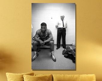 Photo Toile Murale Mike Tyson Vs Holyfield - Impression Moderne Neuf