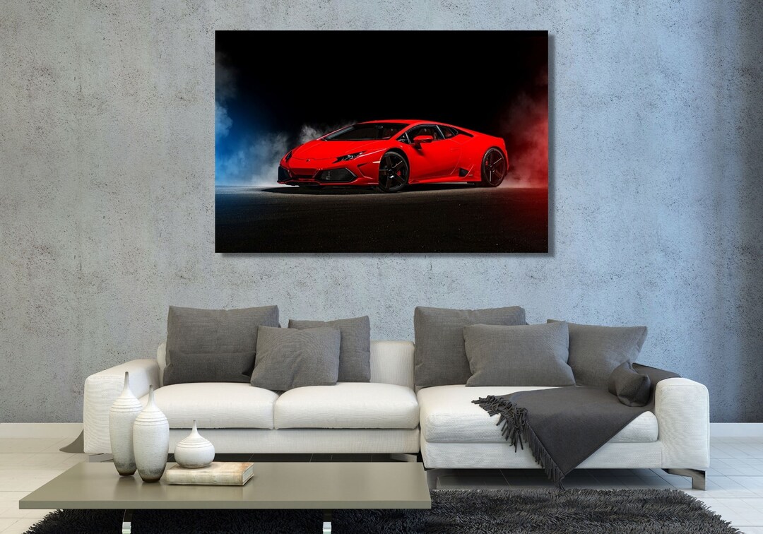 Wall Art Sport Car Poster Print, Supercar Wall